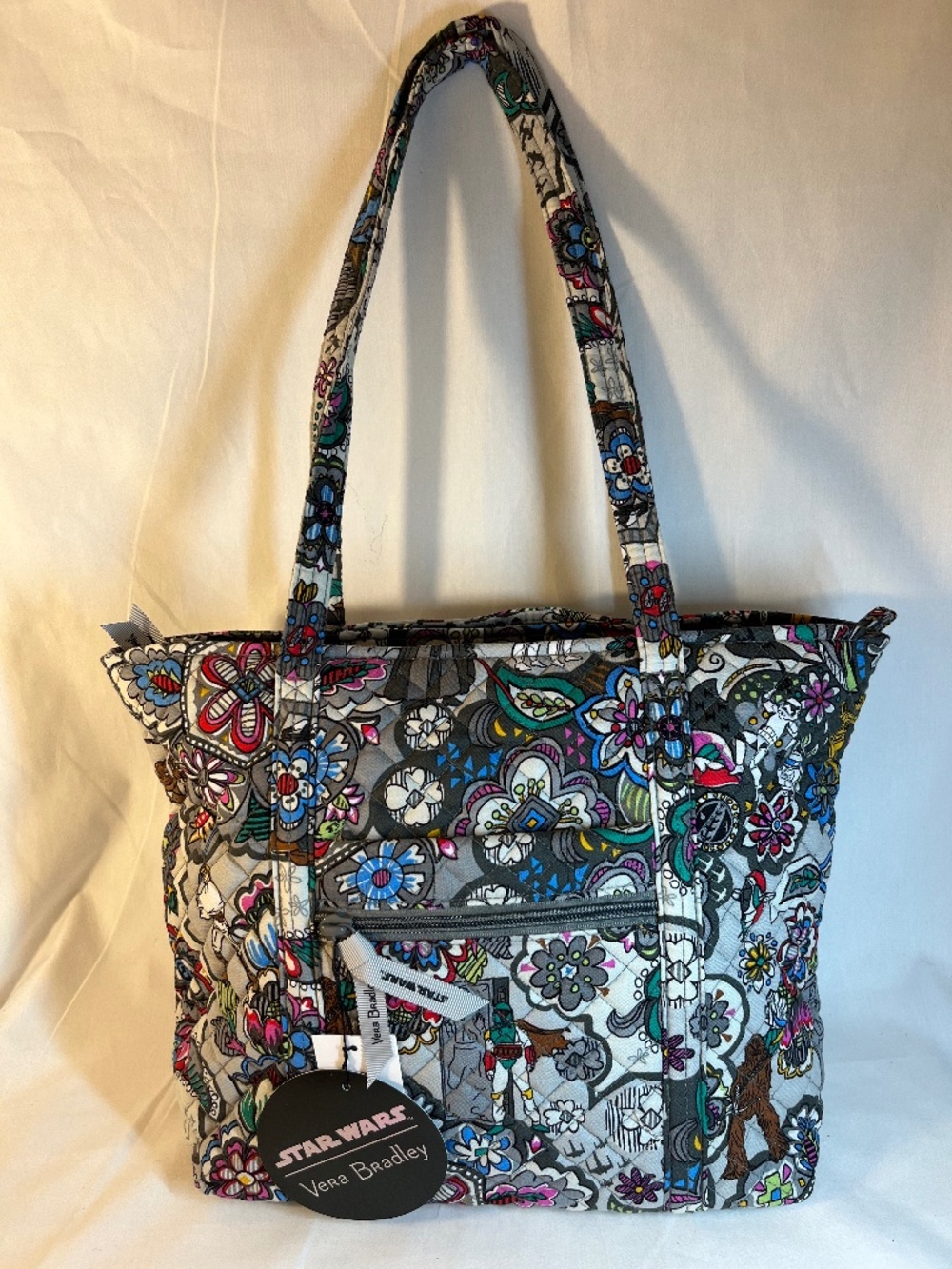 Rare Vera Bradley Star Wars Far Far Away Iconic Small Vera Tote NWT
